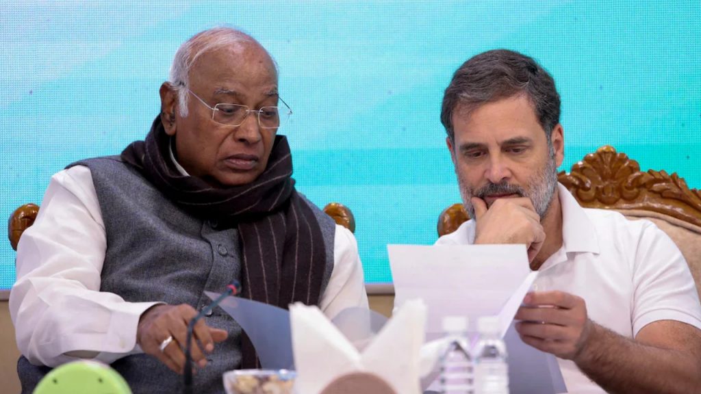 Rahul Gandhi Mallikarjun Kharge