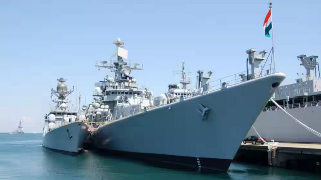 Preparations underway for a new Navy base in Haldia, Bengal.
