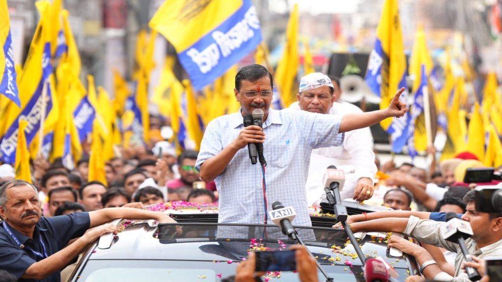 AAP mega rally Arvind Kejriwal