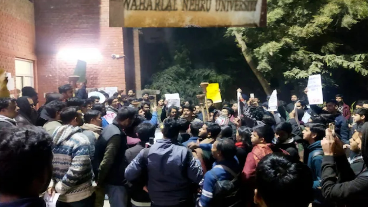 JNU Clash between ABVP and Left