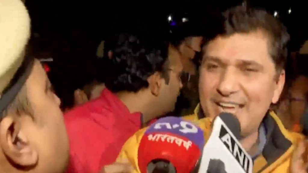AAP leader Saurabh Bhardwaj was detained by the police.