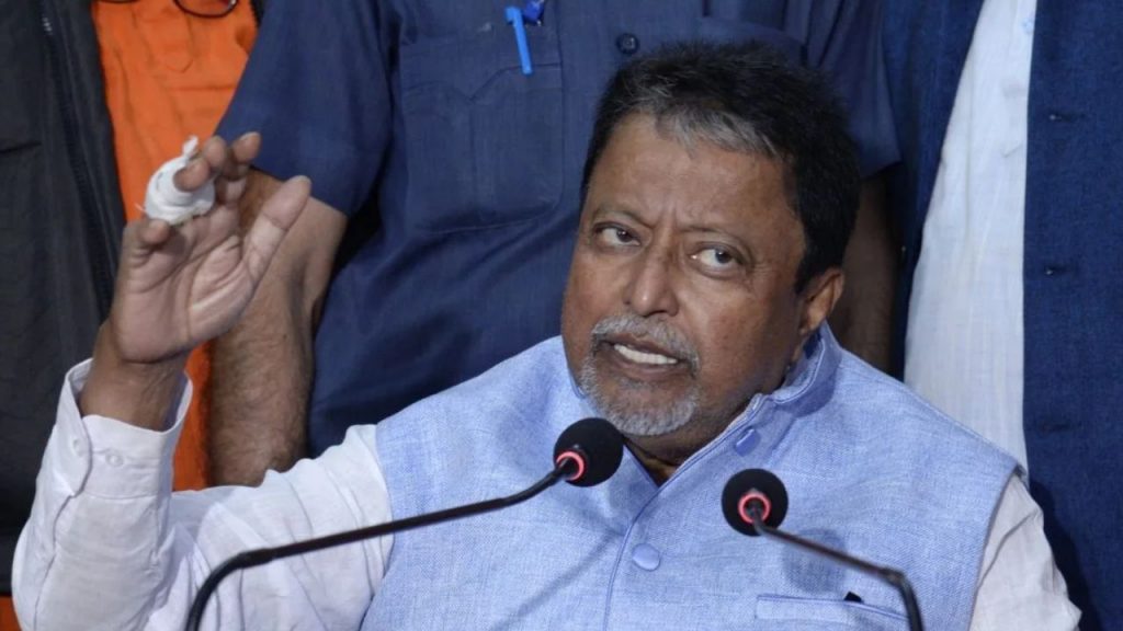ex railway minister mukul roy