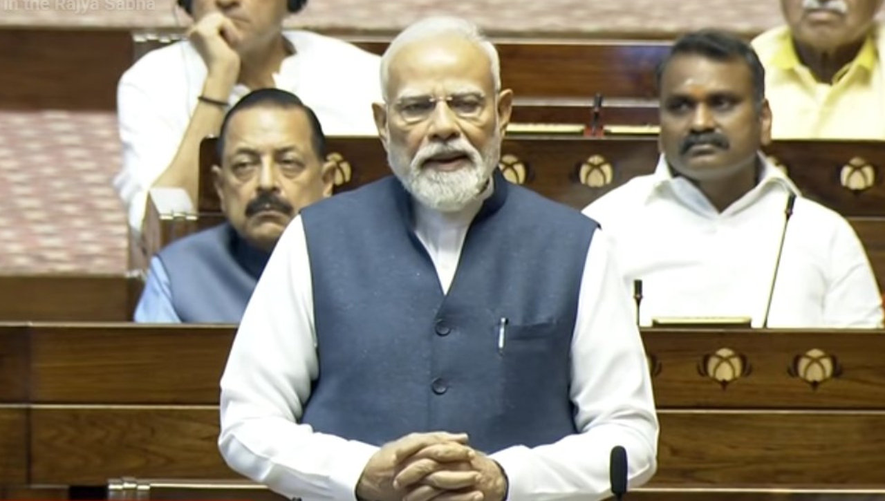 PM Modi In Rajya Sabha