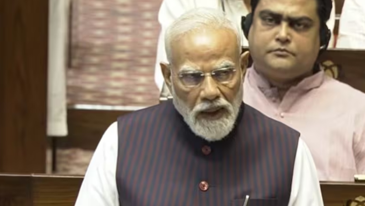 PM Modi In Rajya Sabha