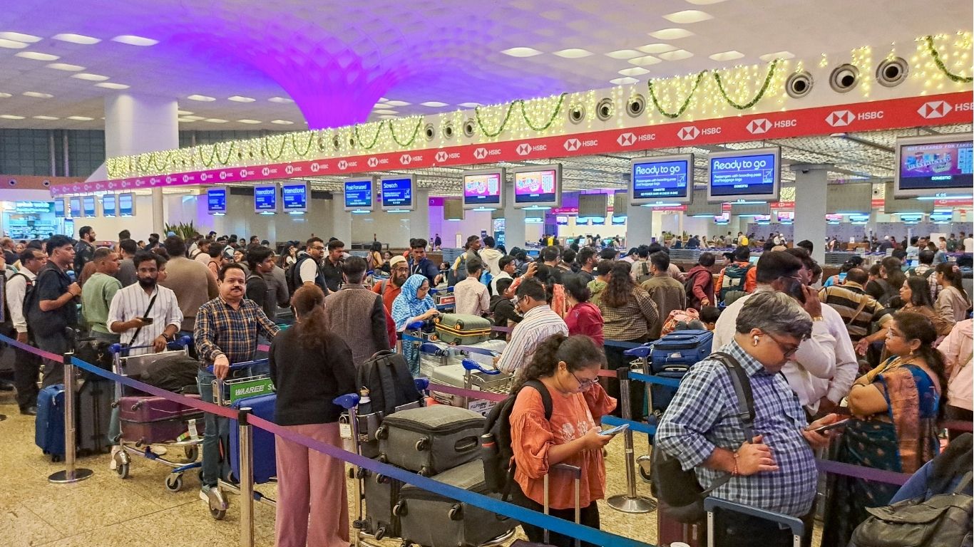 Passengers waiting at the airport (file photo)