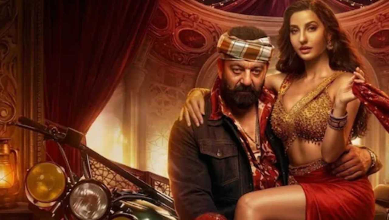 Sarke Chunri Teri Sarke Song Sanjay Dutt Nora Fatehi