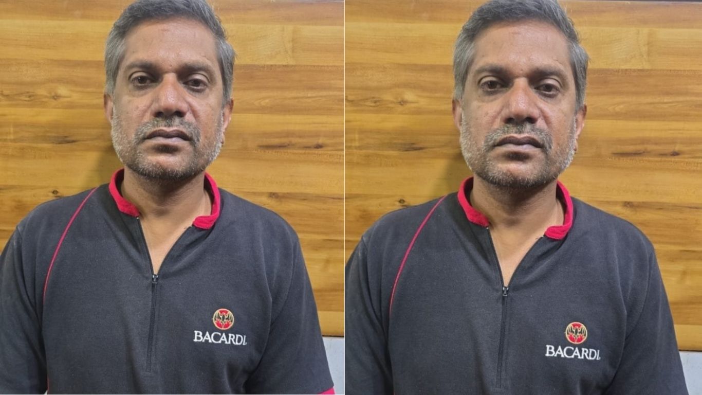 The accused who issued a fake bomb threat