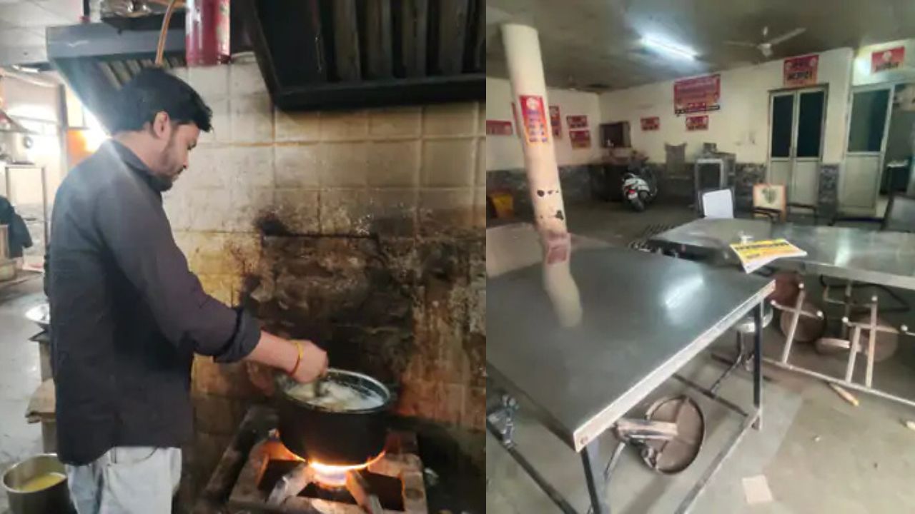 Due to shortage of gas cylinders in Gwalior, 3 Deendayal kitchens were closed.