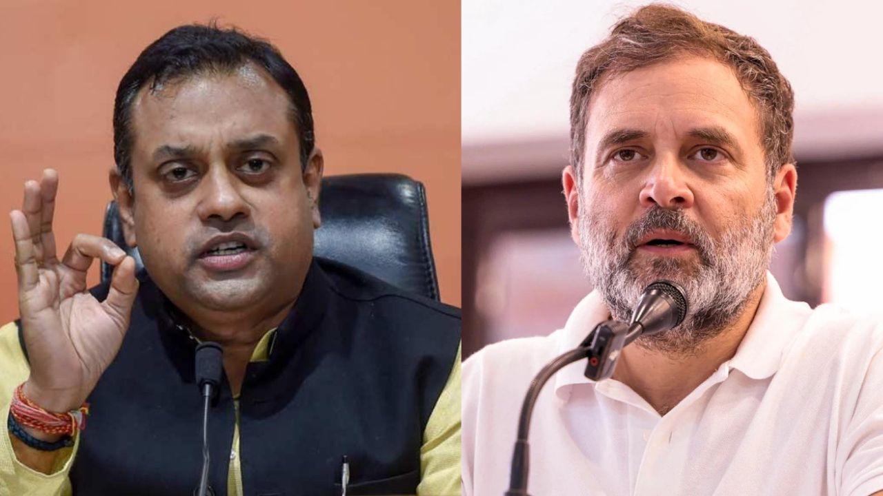 Sambit Patra and Rahul Gandhi (File Photo)