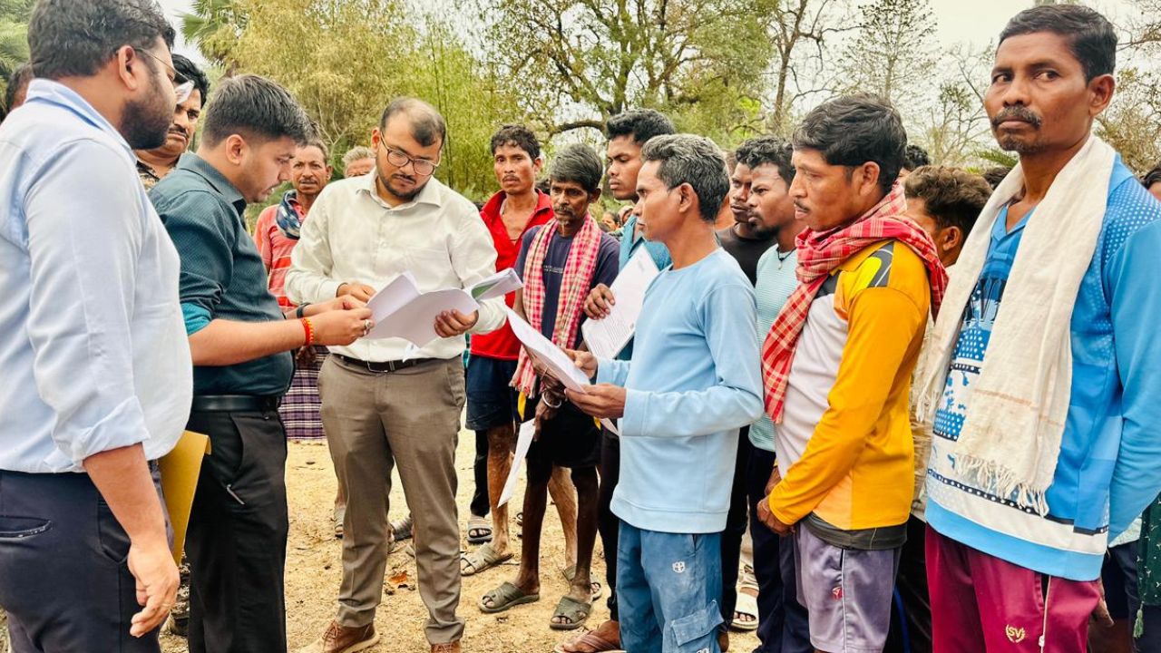 Amit Kumar became the first collector to reach Tadmetla.
