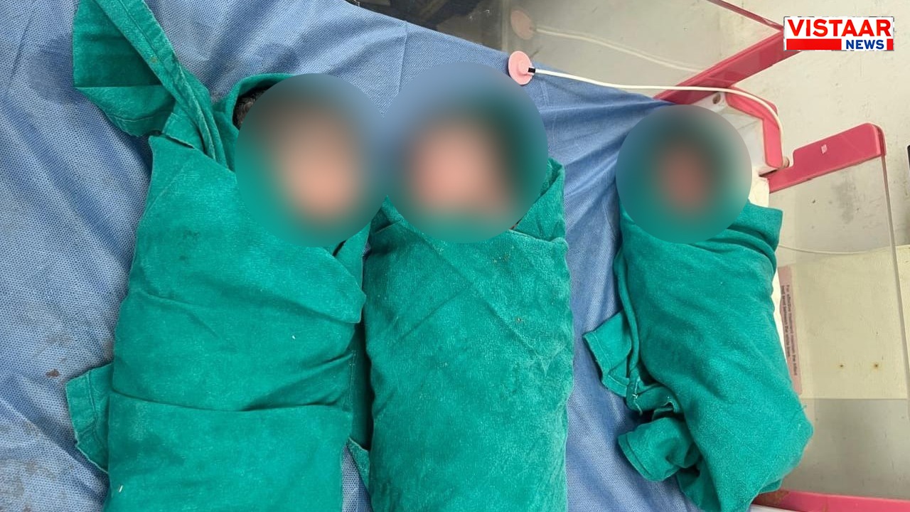 In Panna, a woman gave birth to 3 children, while the woman's hemoglobin was only 3 percent.