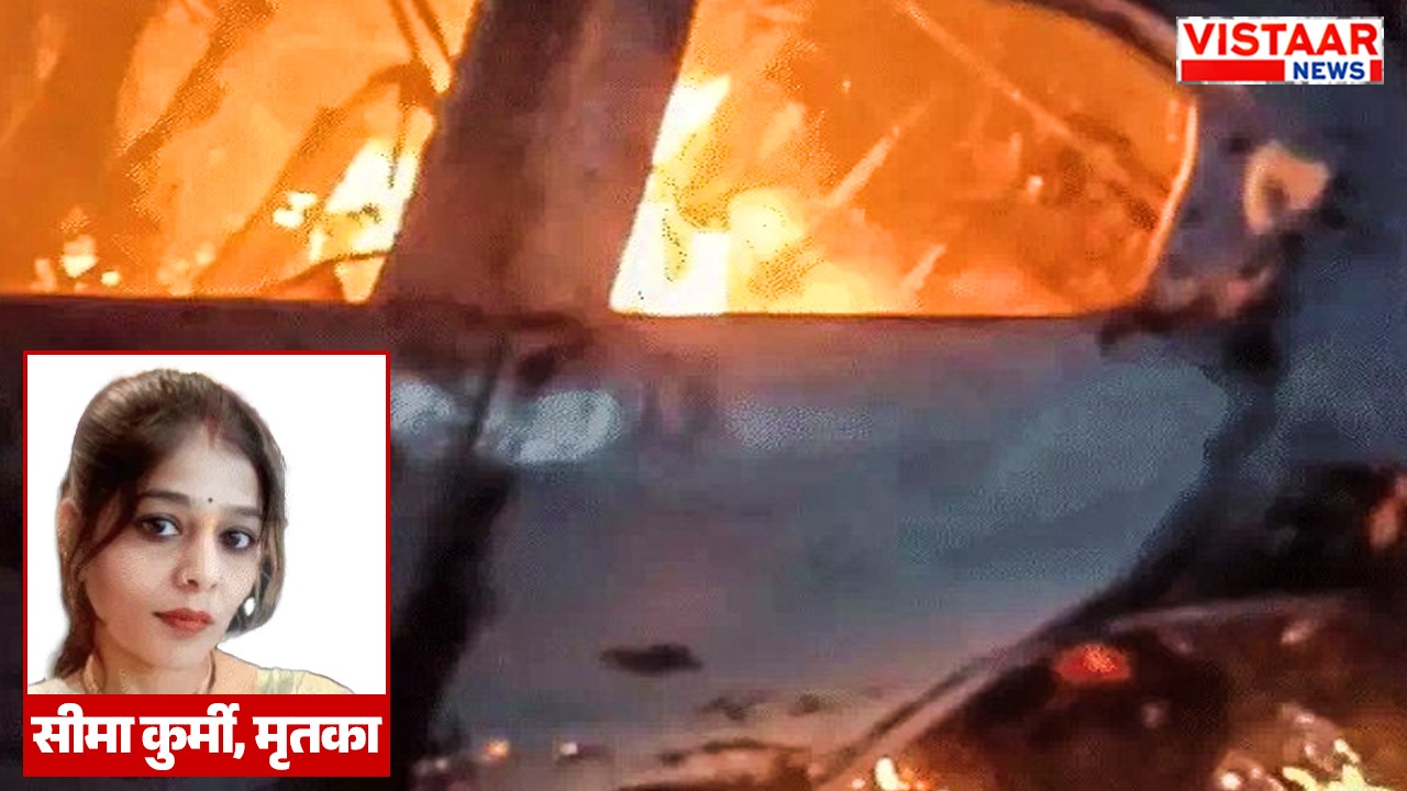Doctor's wife dies after being burnt alive in a moving car.