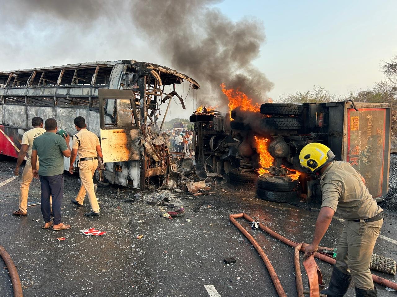 Andhra Pradesh bus fire