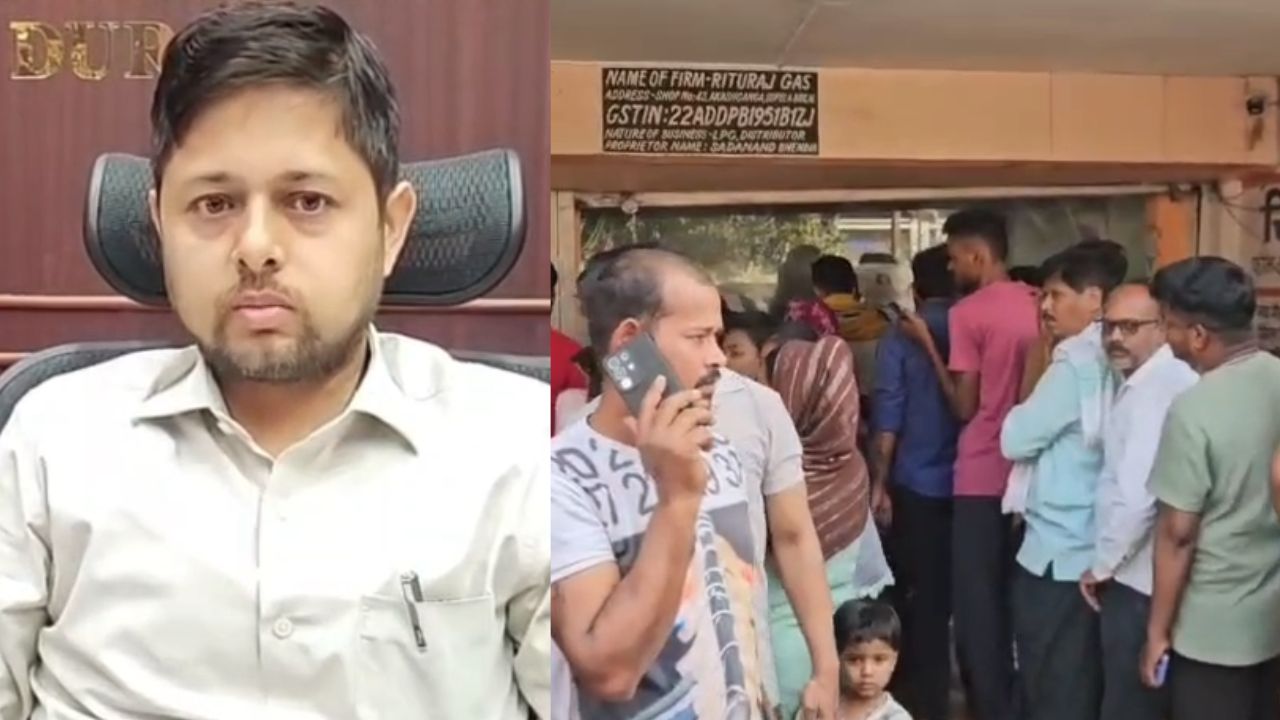 Chhattisgarh LPG crisis durg Collector holds review meeting