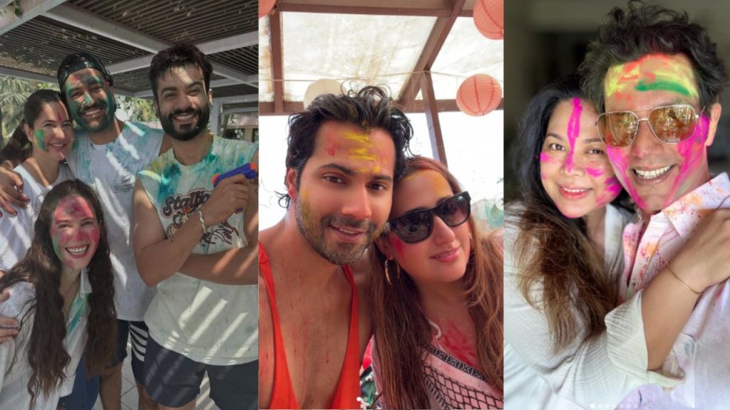 Bollywood holi celebration varun Randeep Ranbir katrina photos