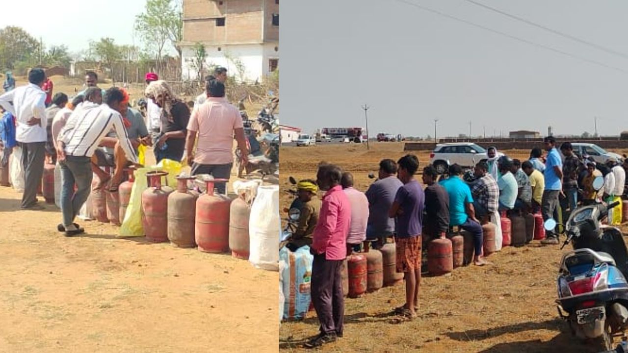mauganj lpg gas cylinder shortage