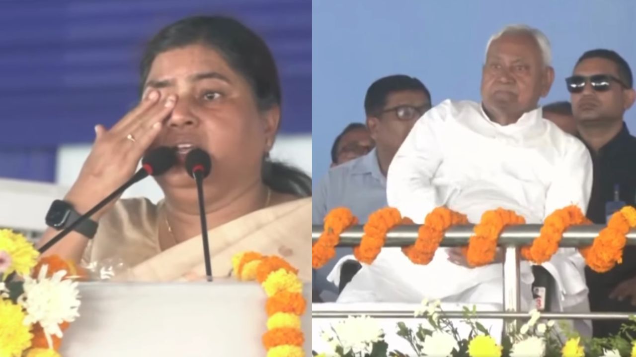 purnia samridhhi yatra Minister Leshi Singh praised CM Nitish Kumar bihar