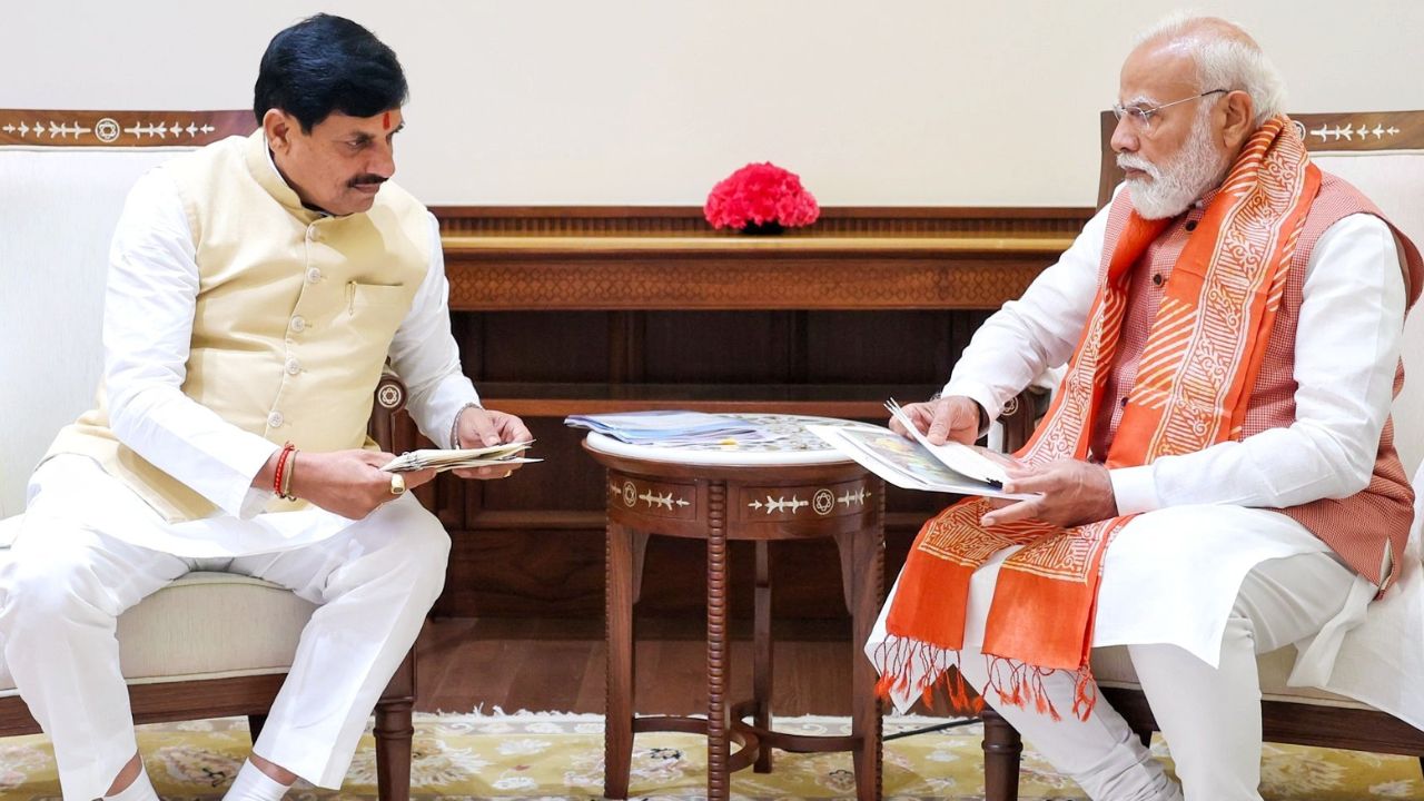 cm mohan yadav and pm narendra modi