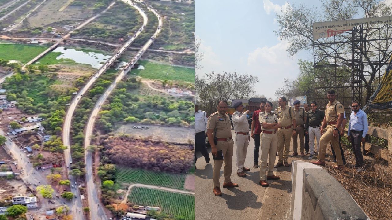 raipur durg kharun river bridge will closed for a month from April 1st for repairs