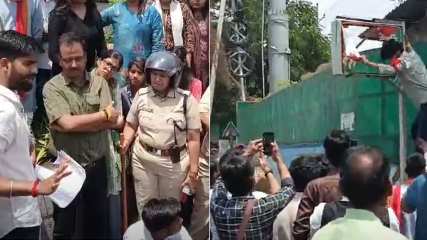 ABVP Protest in Bhopal