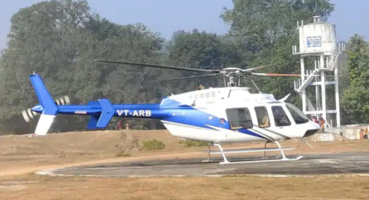 MP Orchha Helicopter Darshan