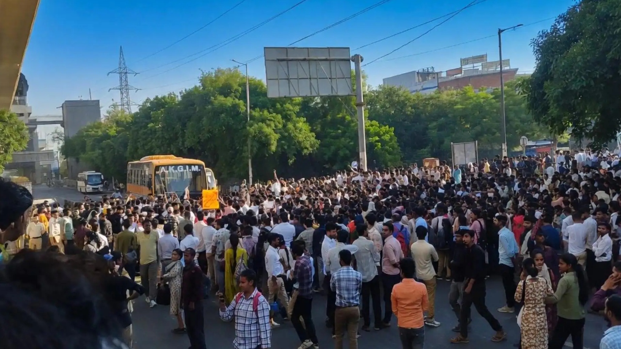 Noida protest