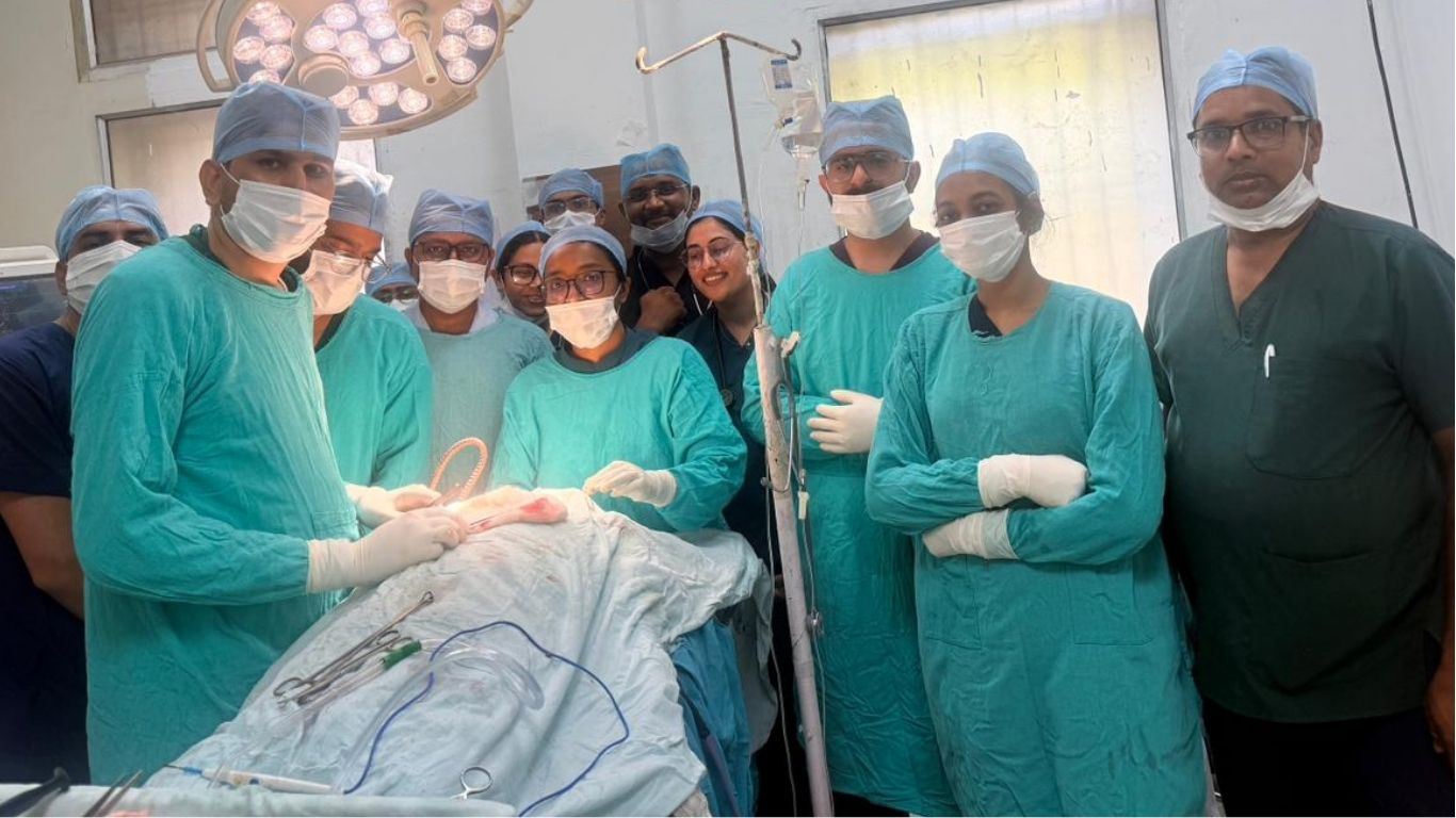 Team of doctors during the operation
