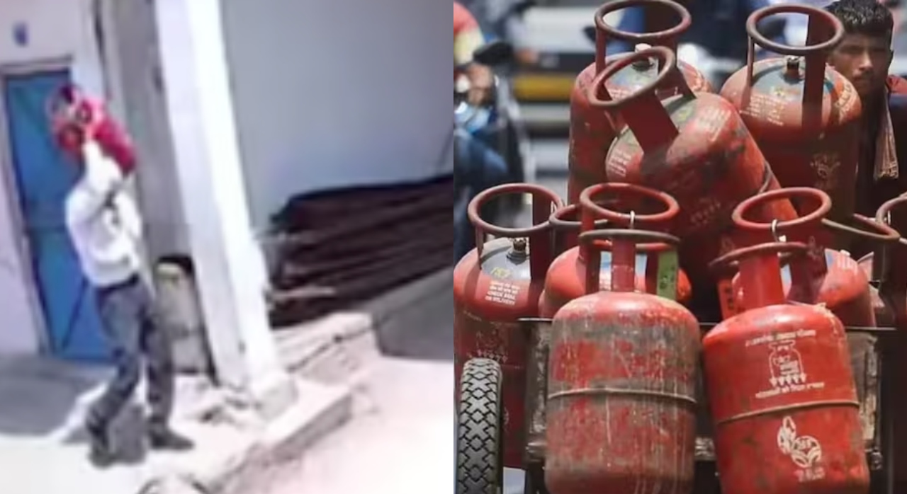 Thief Steals Cylinder in Rewa