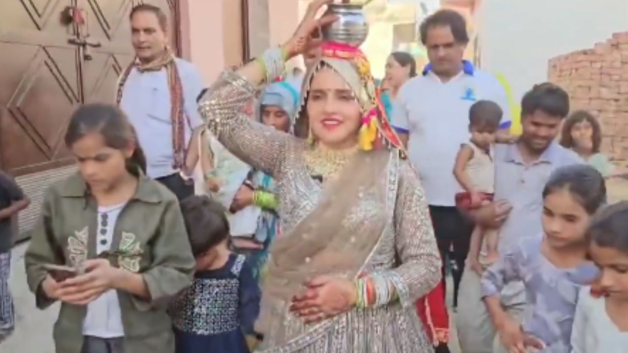 Seema Haider took out a Kalash Yatra in the naming ceremony of her son