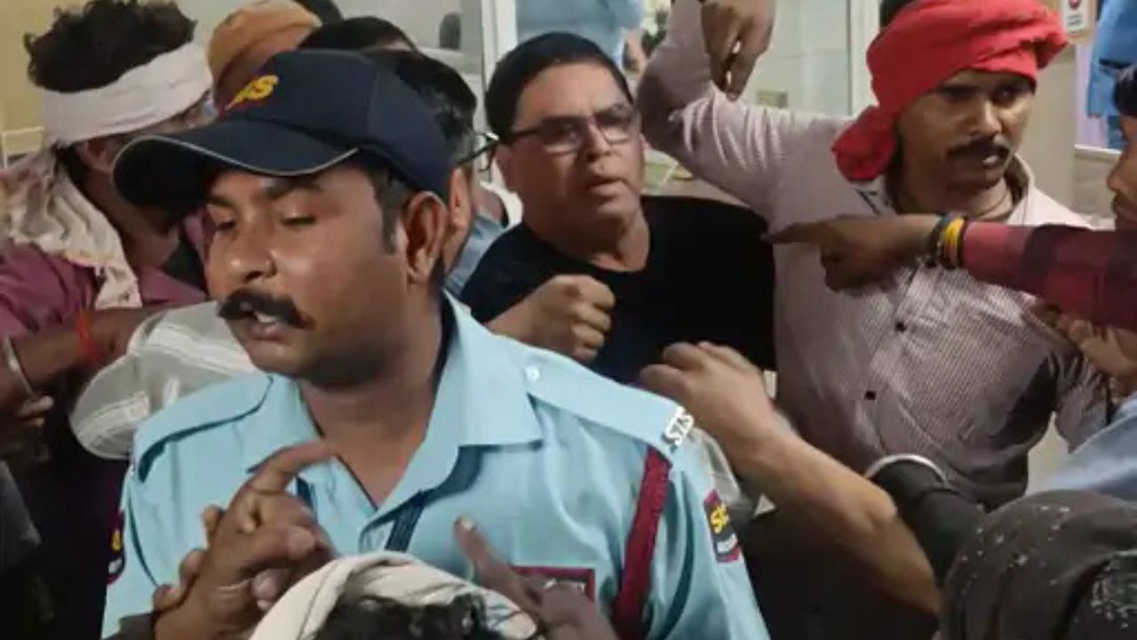 There was also a scuffle between the patients and the hospital administration.