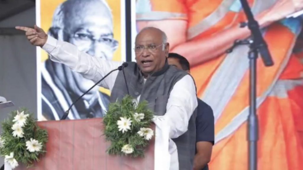 Congress President Mallikarjun Kharge.