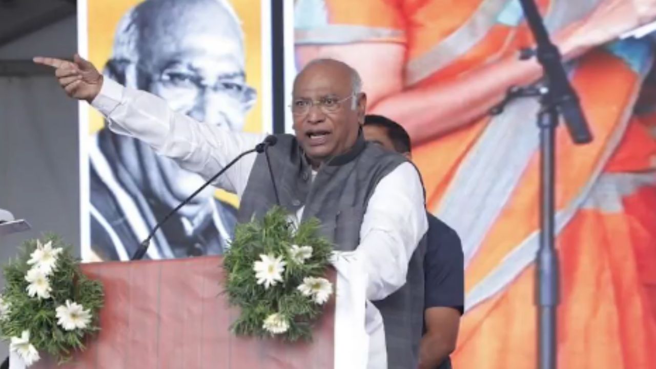 Congress President Mallikarjun Kharge.