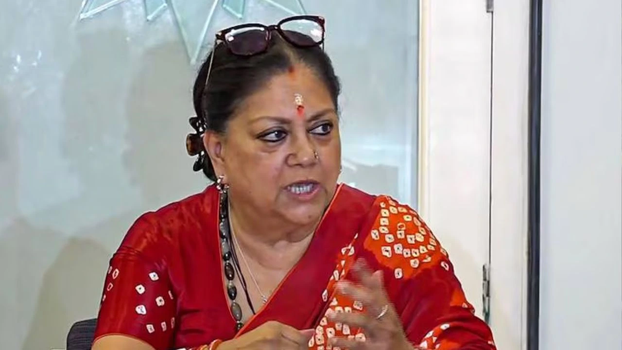 Former Rajasthan Chief Minister Vasundhara Raje (File Photo)