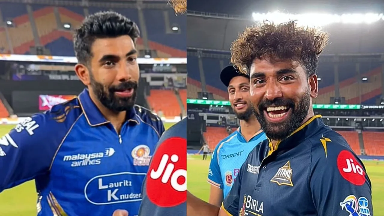 Mohammed Siraj and Jasprit Bumrah