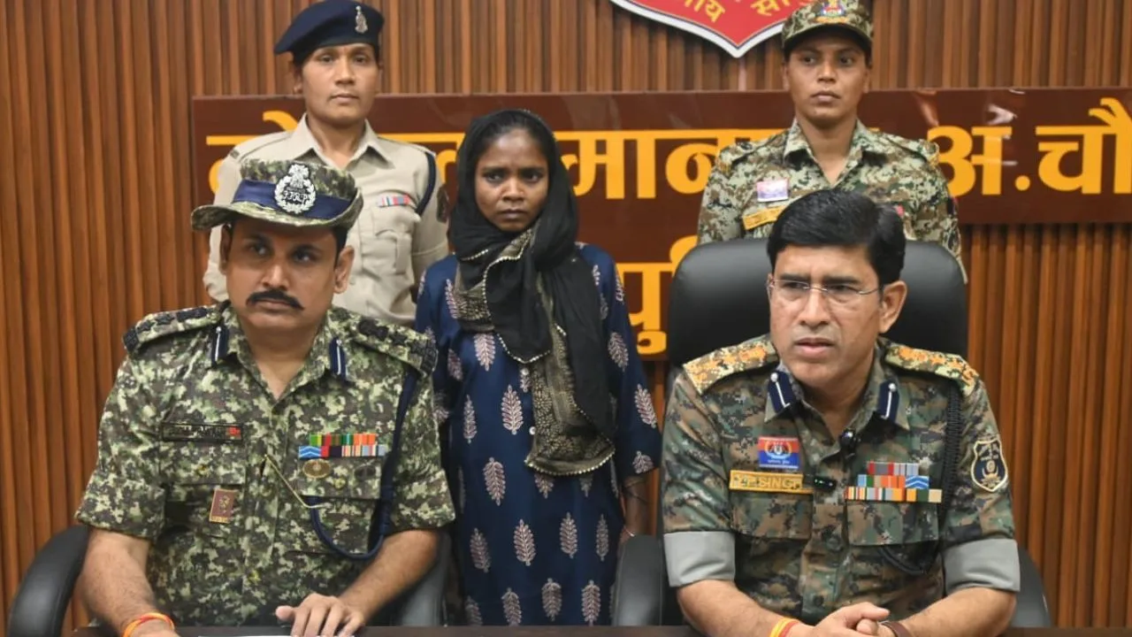 Female Naxalite Surrenders