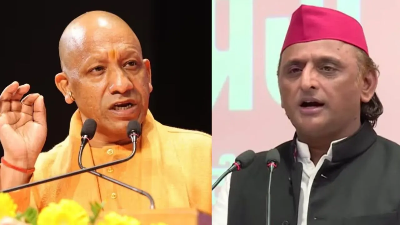 Yogi Adityanath and Akhilesh Yadav (File Photo)