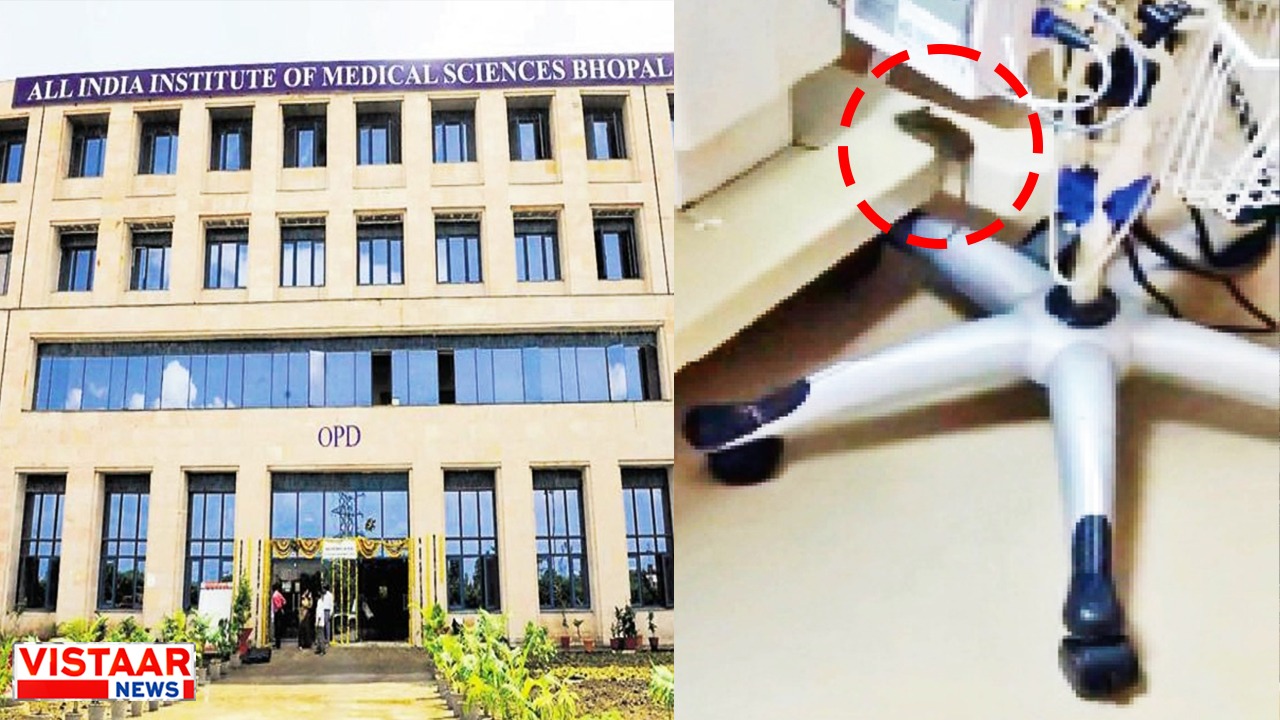 Rats were seen inside the NICU of Bhopal AIIMS.