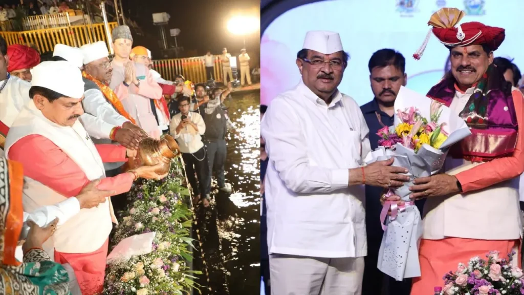 maheshwar goda te narmada yatra cm mohan Yadav