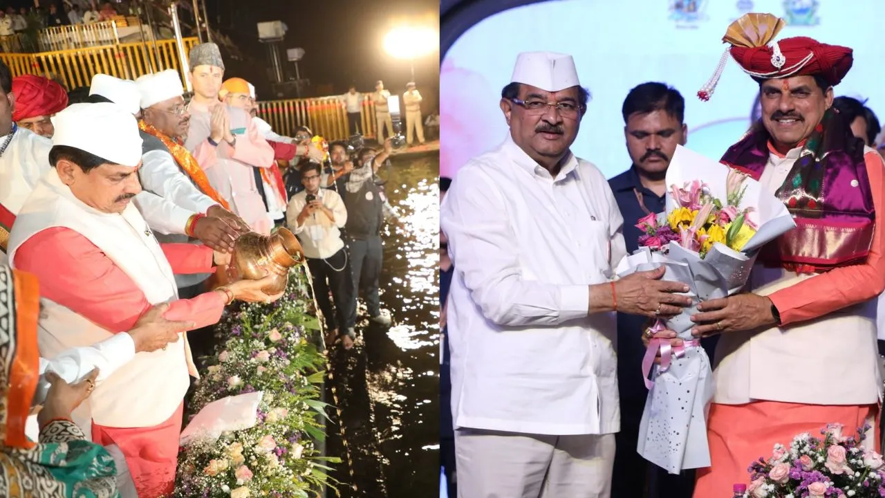 maheshwar goda te narmada yatra cm mohan Yadav