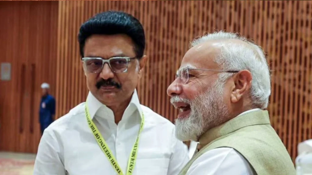 एमके स्टालिन और पीएम मोदी