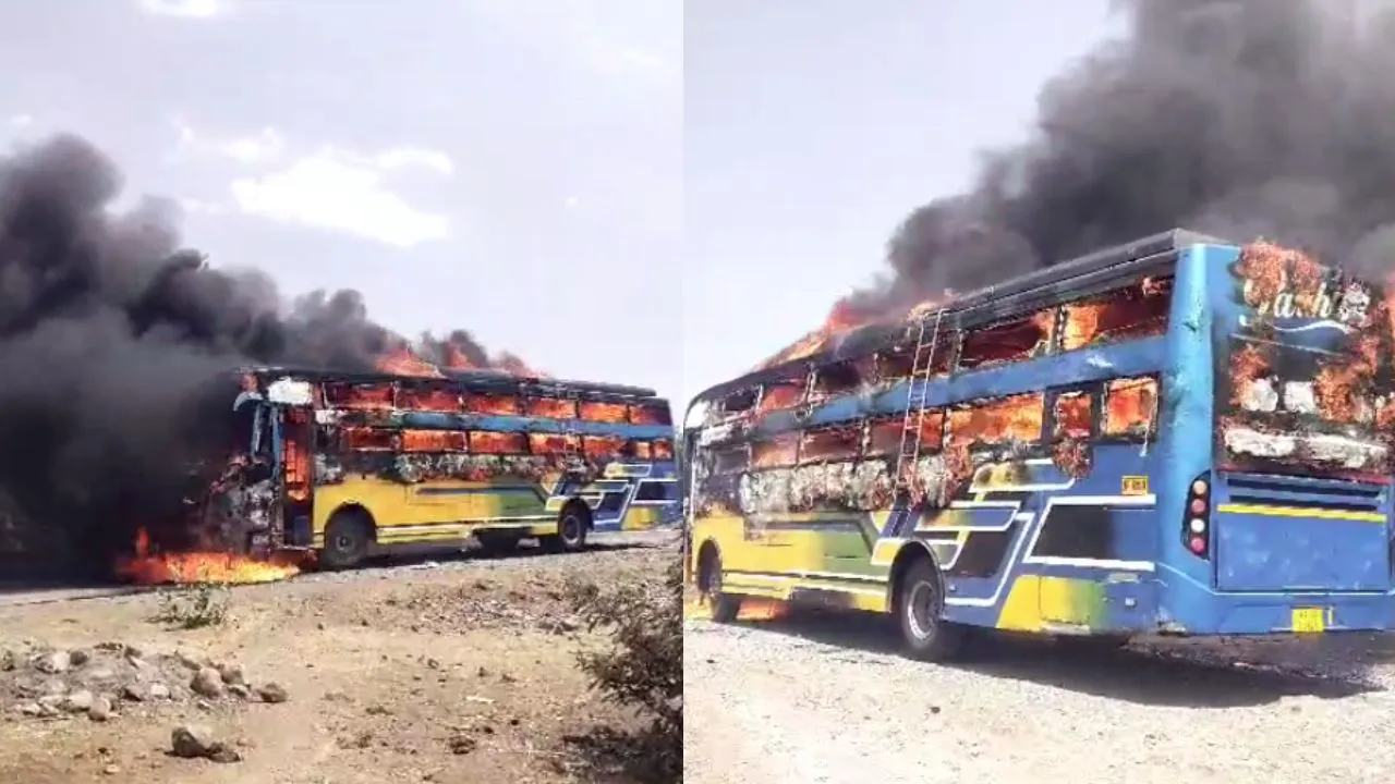 shajapur bus fire