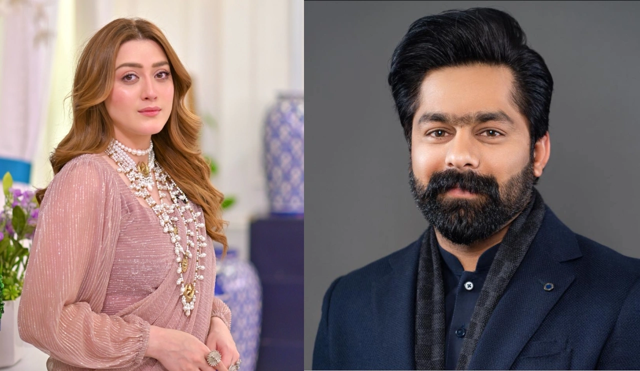 Actress Momina Iqwal And Saqib Khan