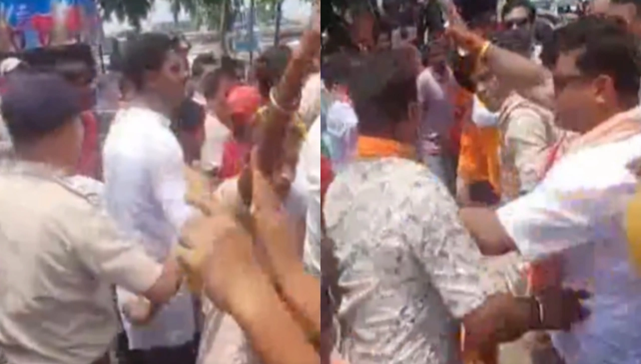 Bengal Election Result TMC-BJP workers clash