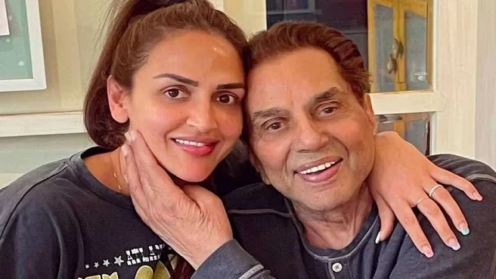 Esha Deol and Dharmendra