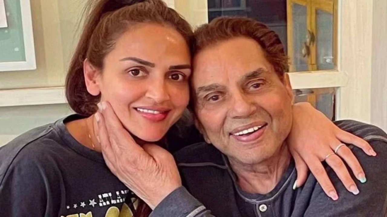 Esha Deol and Dharmendra
