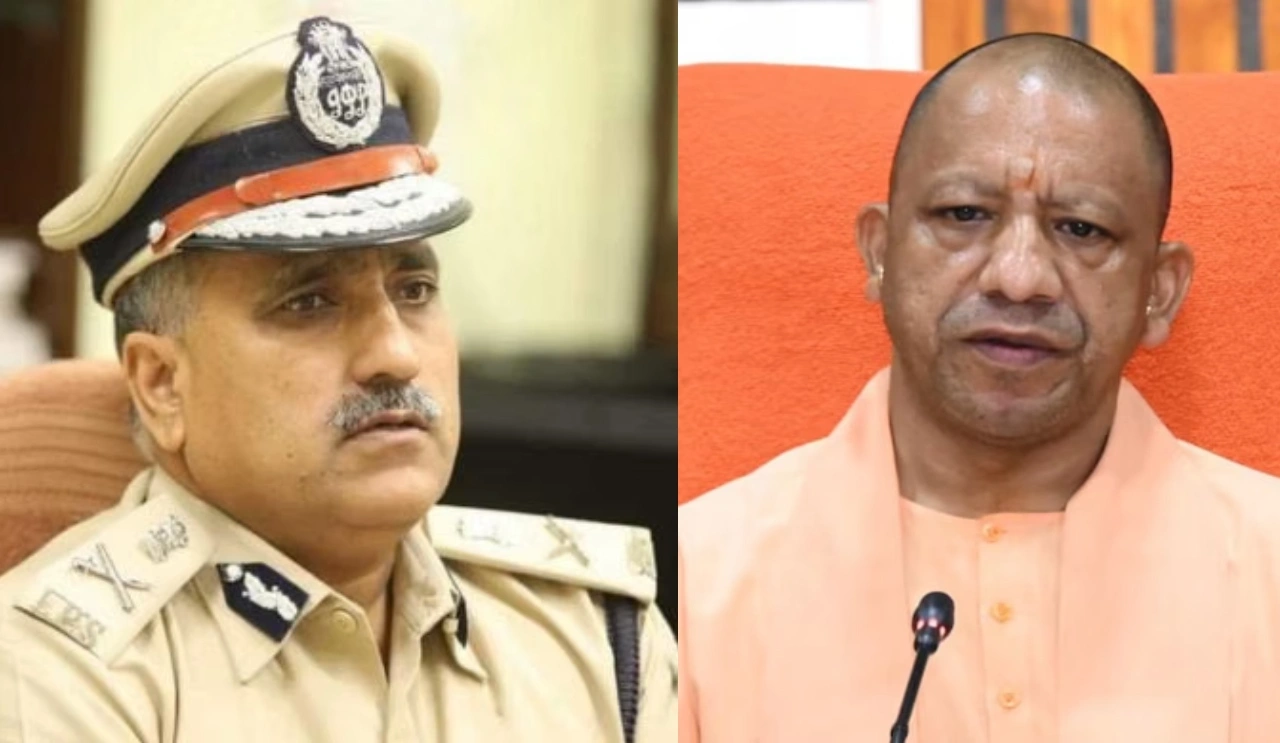IPS Raja Babu Singh And CM Yogi Adityanath