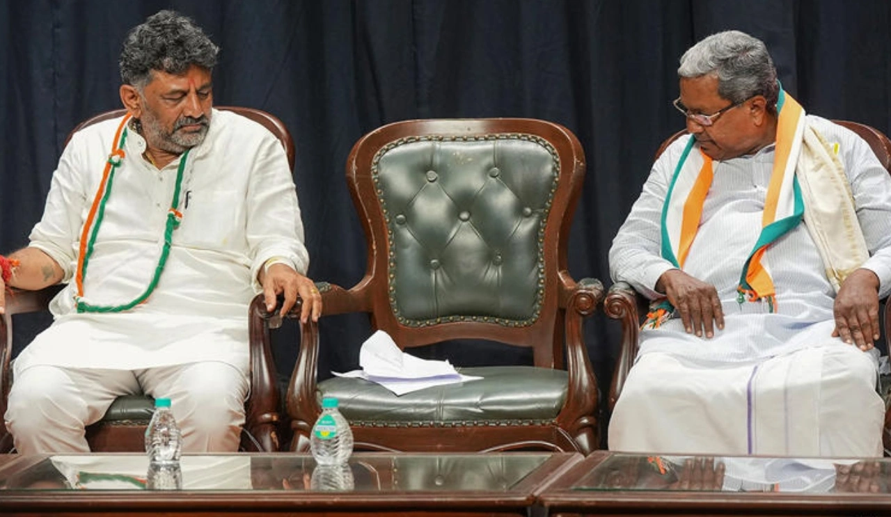 Karnataka CM Siddaramaiah And DK Shivakumar
