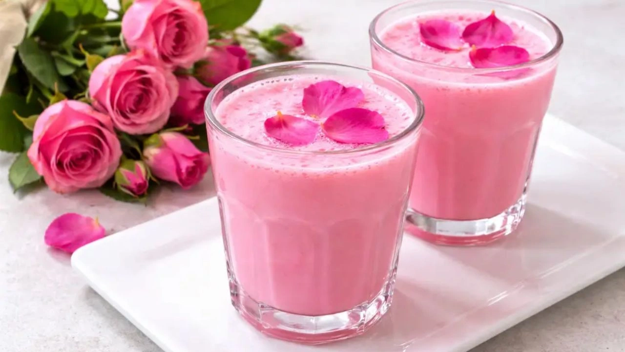 Pink Lassi Recipe