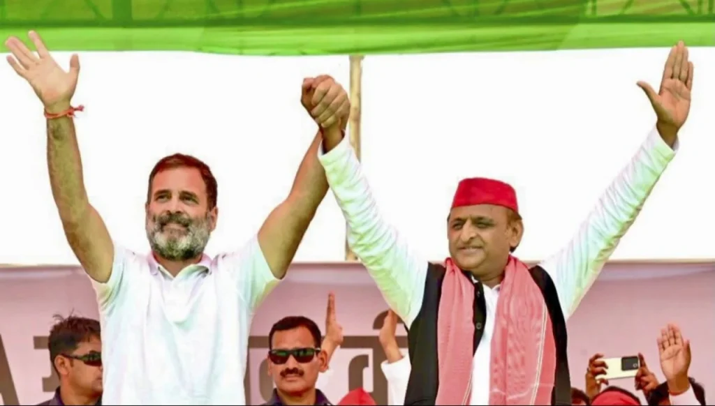 Rahul gandhi And Akhilesh Yadav