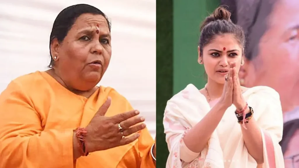 Uma Bharti and Sayani Ghosh (File Photo)